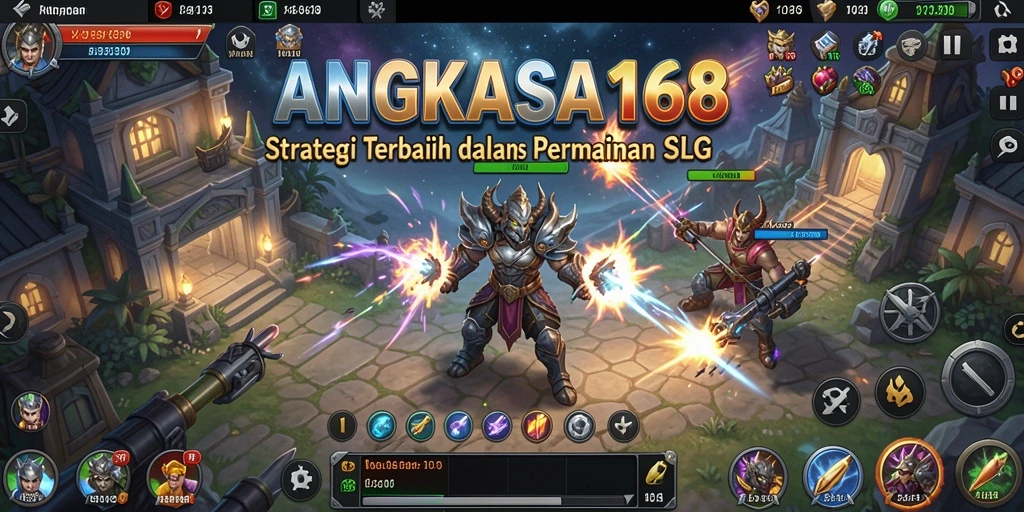 Tampilan gameplay seru dan menarik dalam ANGKASA168.