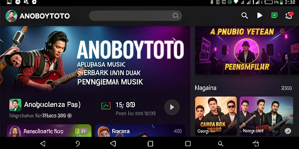 Tampilan gameplay menarik dalam ANOBOYTOTO dengan musik yang menyenangkan.