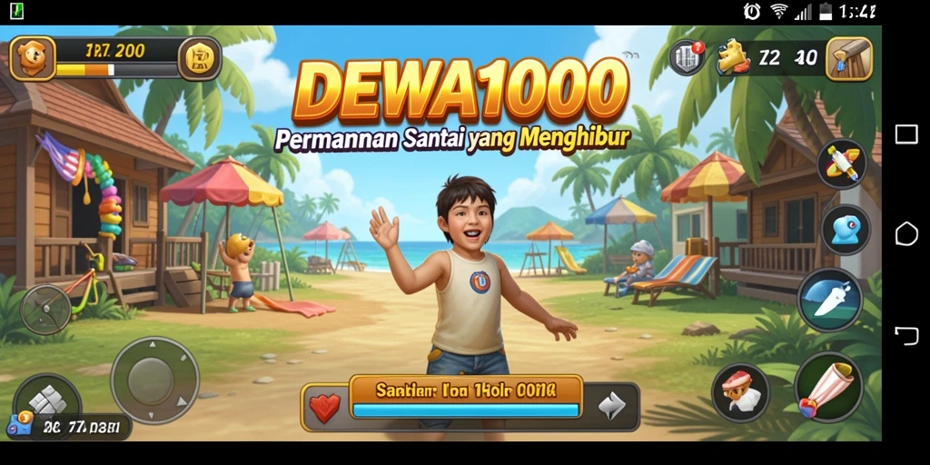 Tampilan gameplay DEWA1000 yang seru dan menghibur.