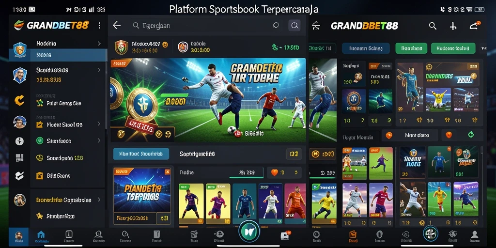 Tampilan gameplay menarik dalam aplikasi sportsbook GRANDBET88.