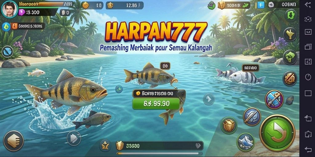 Tangkapan ikan besar di game fishing HARAPAN777.