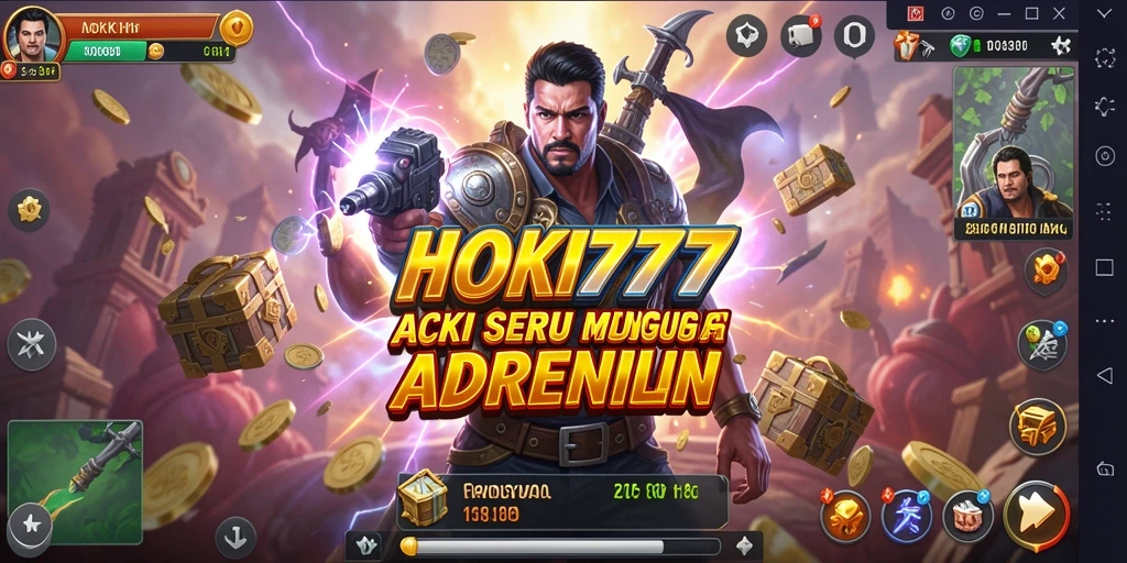 Tampilan gameplay HOKI777 yang intens dan mendebarkan.