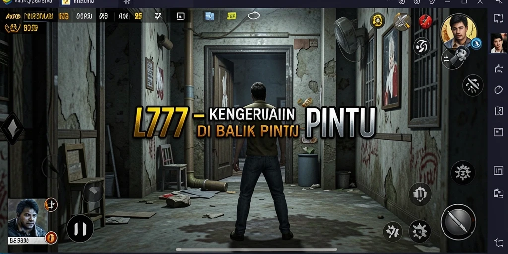 Tampilan gameplay L777 yang menegangkan dan atmosfer Horror.