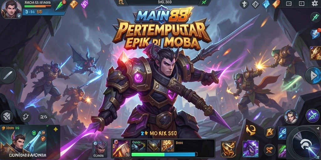 Tangkapan layar dari pertarungan epik dalam MAIN88.