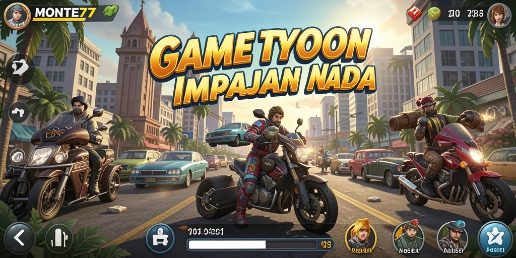 Gameplay seru di MONTE77 dengan berbagai strategi Tycoon.