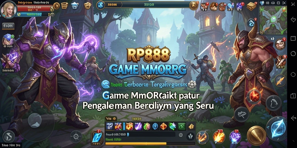 Screenshot gameplay RP888 menampilkan aksi pertempuran yang mendebarkan.