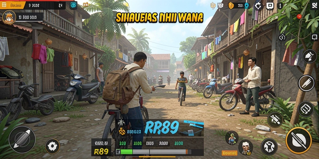 Screenshot RR89 menampilkan gameplay simulasi kehidupan yang realistis.