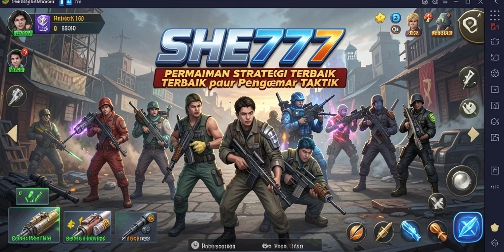 Tampilan epik gameplay SHE777 yang menantang strategi.