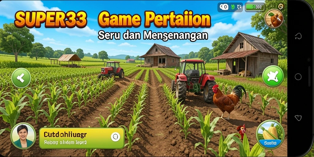 Tampilkan gameplay menarik dalam <strong>SUPER33</strong> yang menghadirkan dunia pertanian.